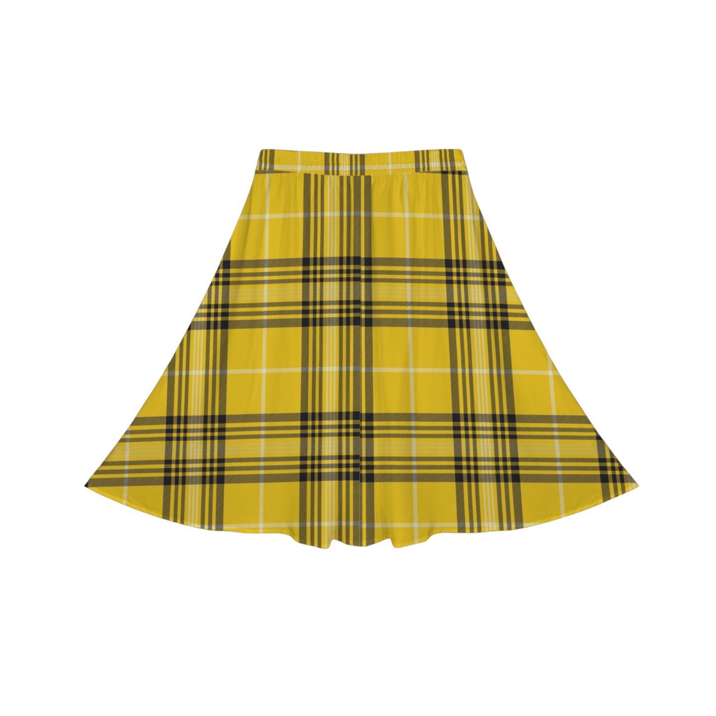 Houses Plaid Midi Skirt
