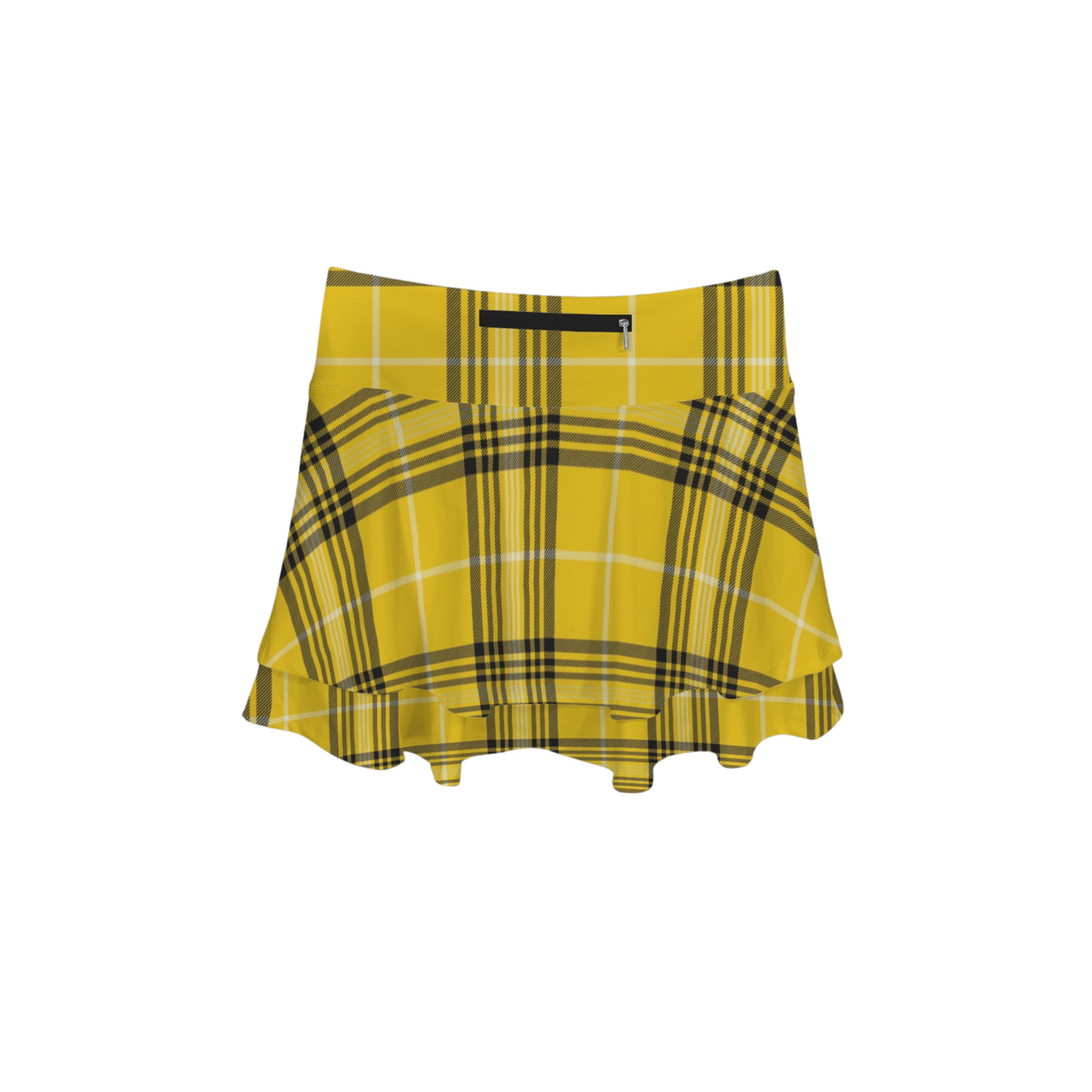 Houses Plaid Ruffle Active Skort