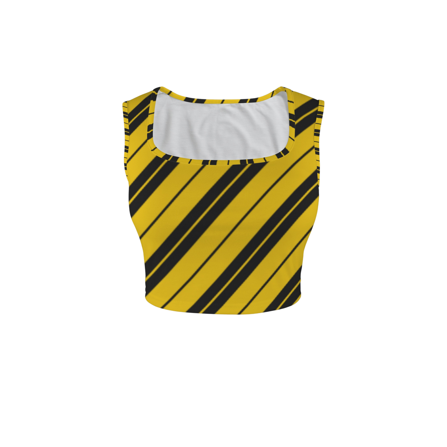 Houses Stripes Square Neck Crop Top