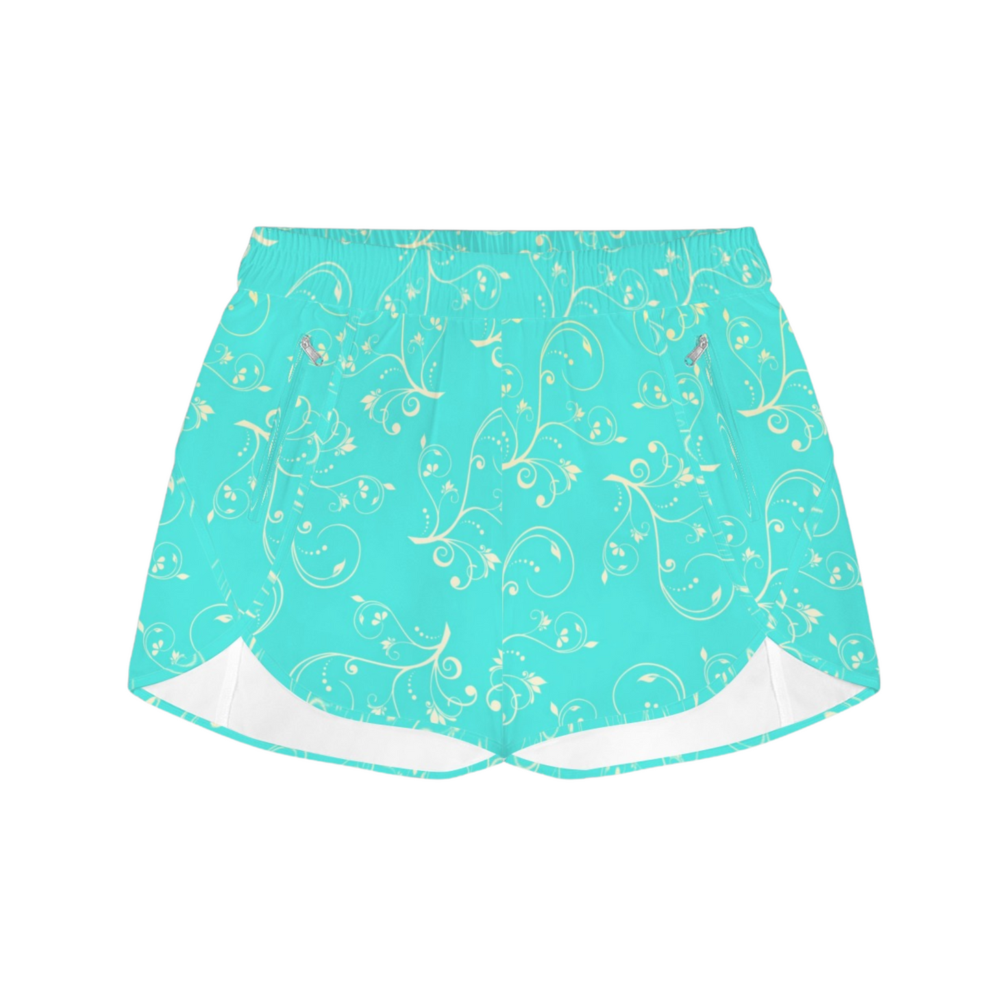 Jasmine Swirl Running Shorts