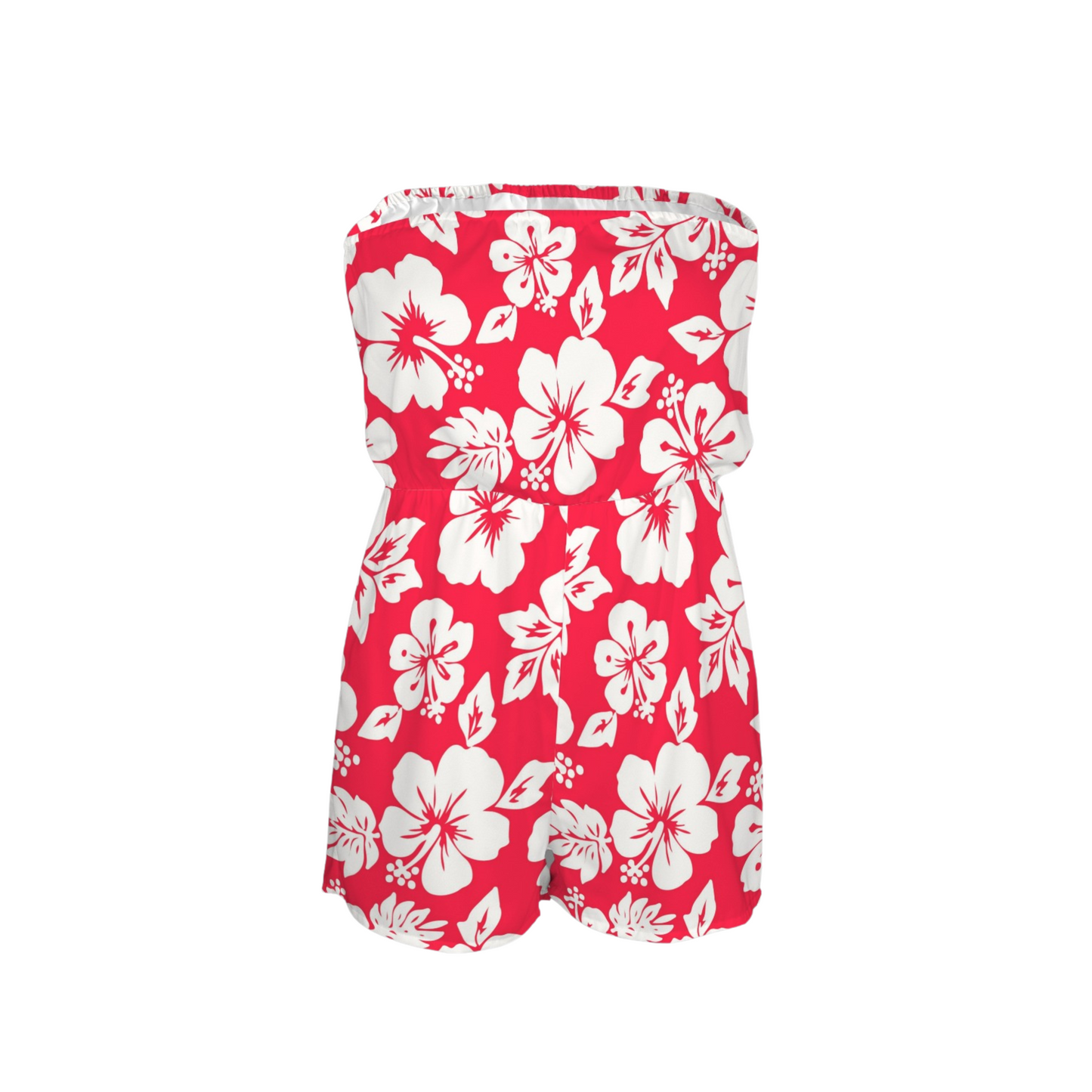 Ohana Hibiscus Strapless Romper