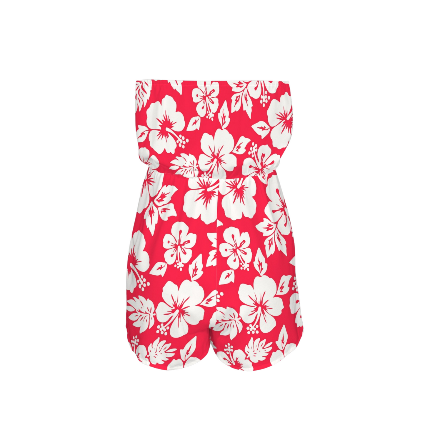 Ohana Hibiscus Strapless Romper