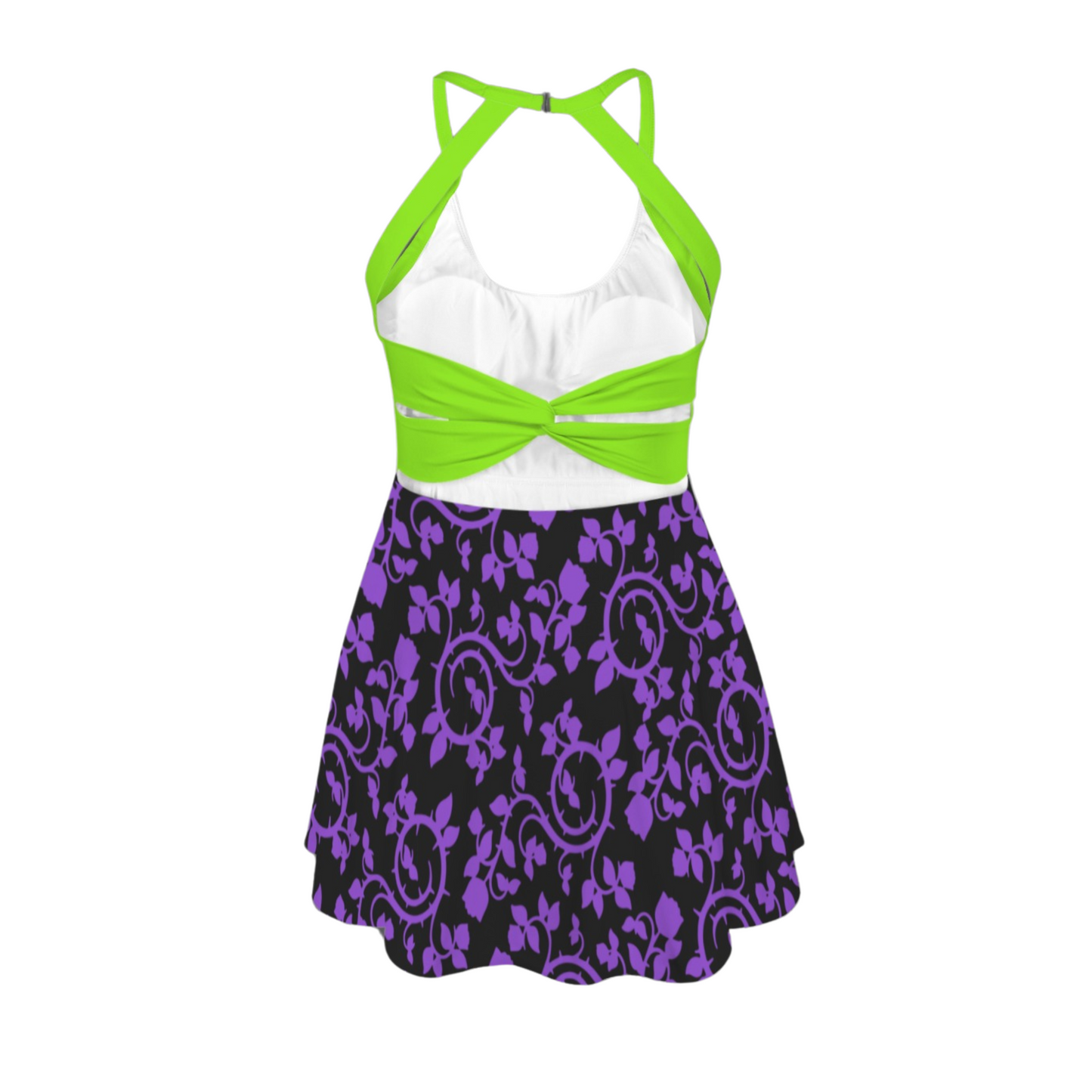 Mal Thorns Open Back Flare Skirt Active Dress