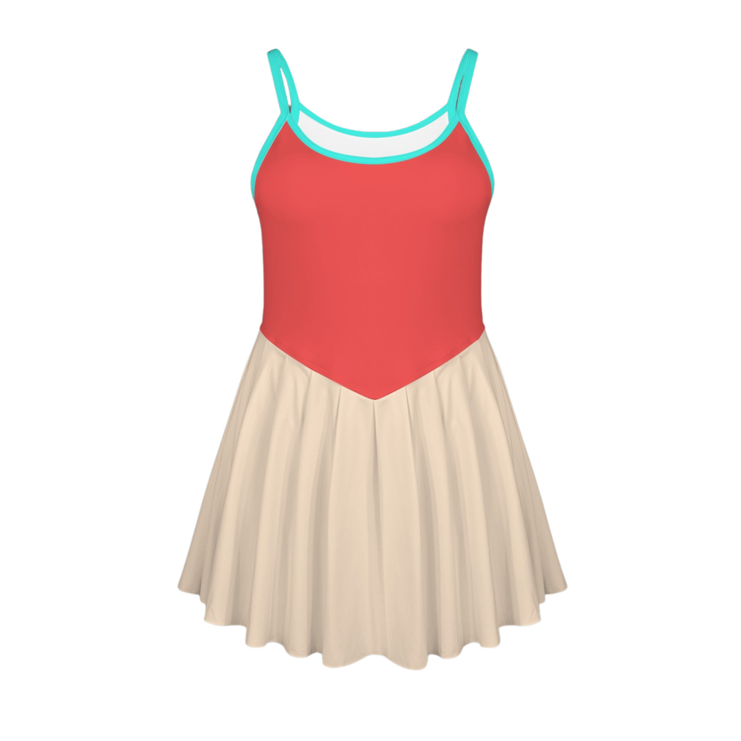 Moana Colorblock Pleat Skirt Active Dress
