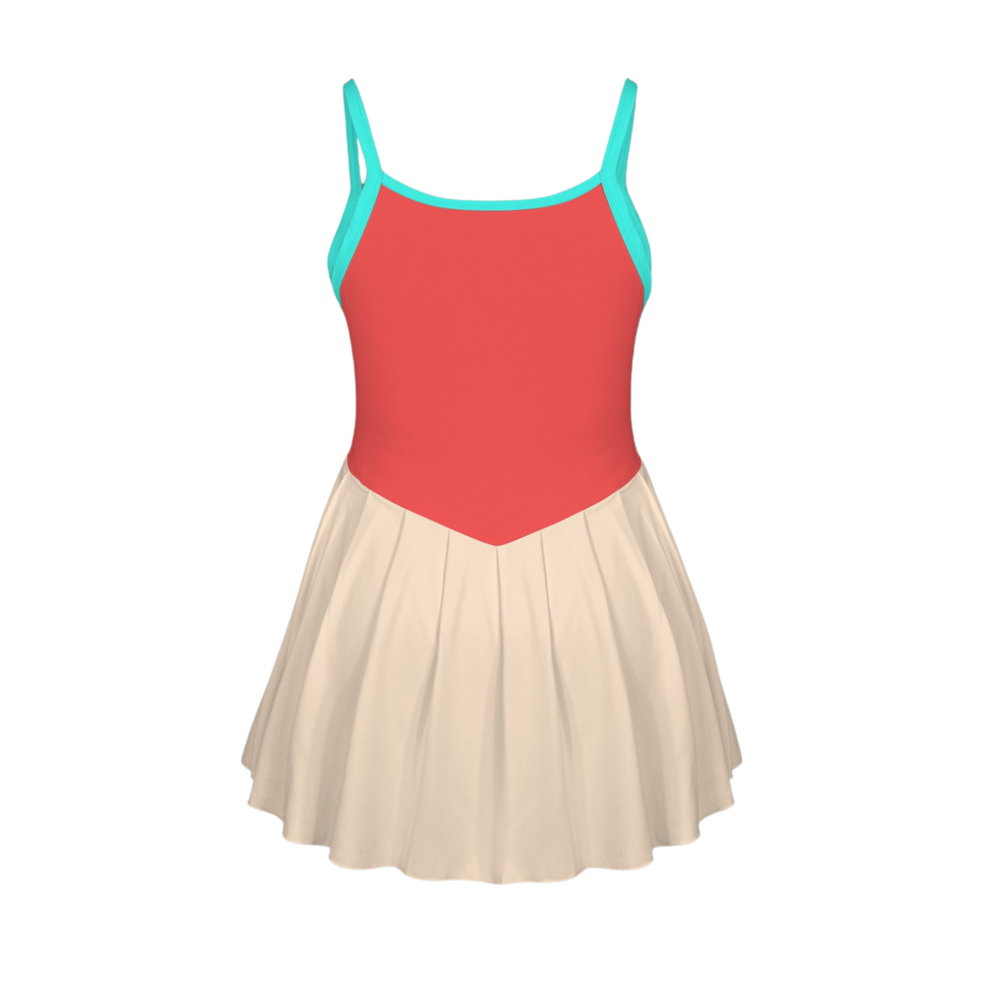 Moana Colorblock Pleat Skirt Active Dress