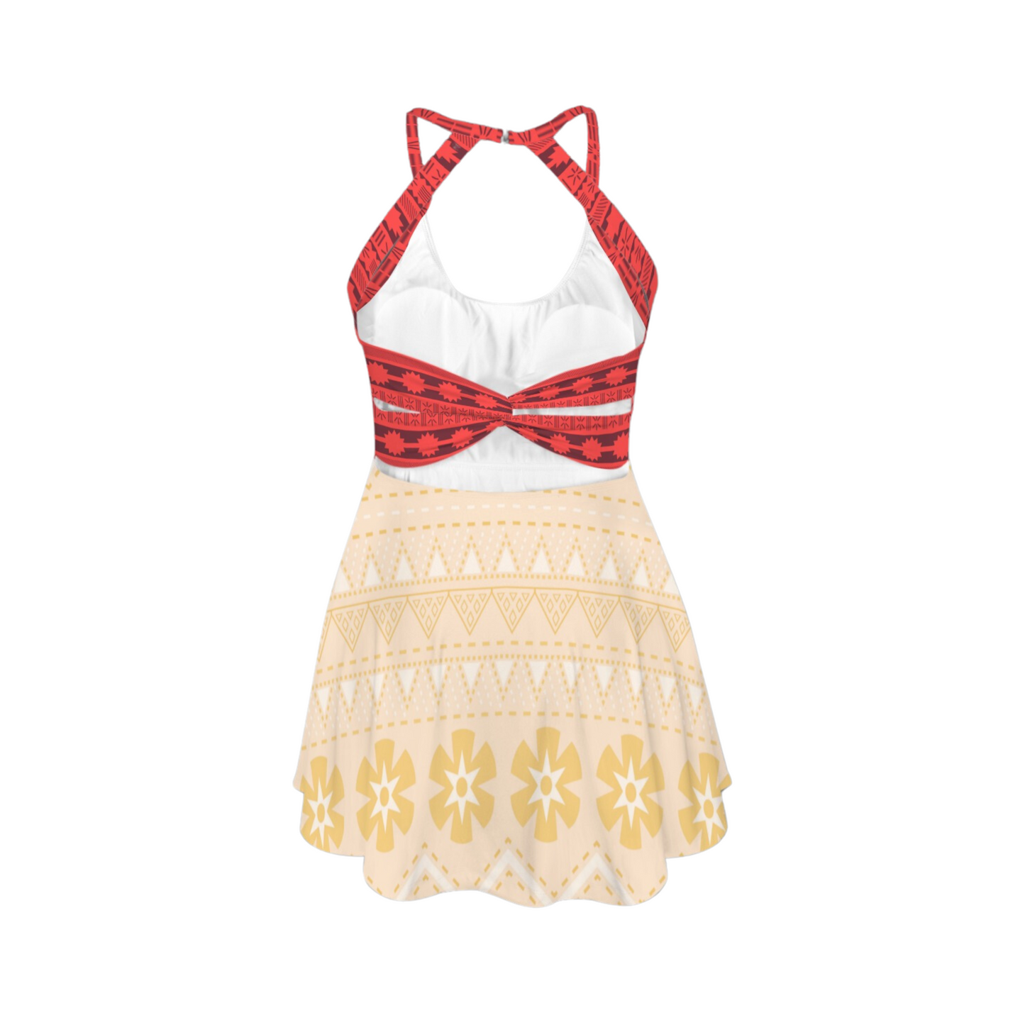Moana Open Back Flare Skirt Active Dress