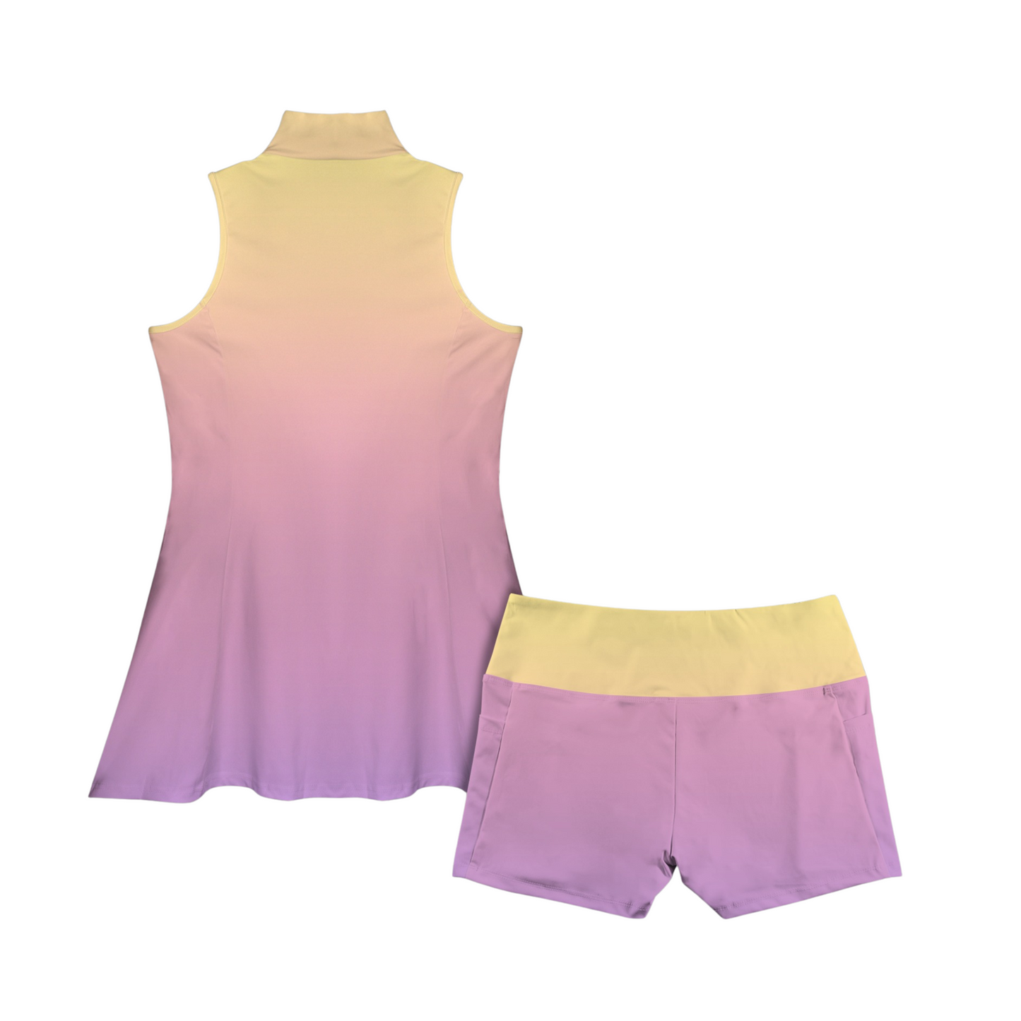 Queen A Ombre Collared Active Dress