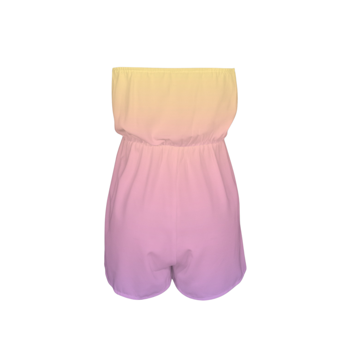 Queen A Ombre Strapless Romper