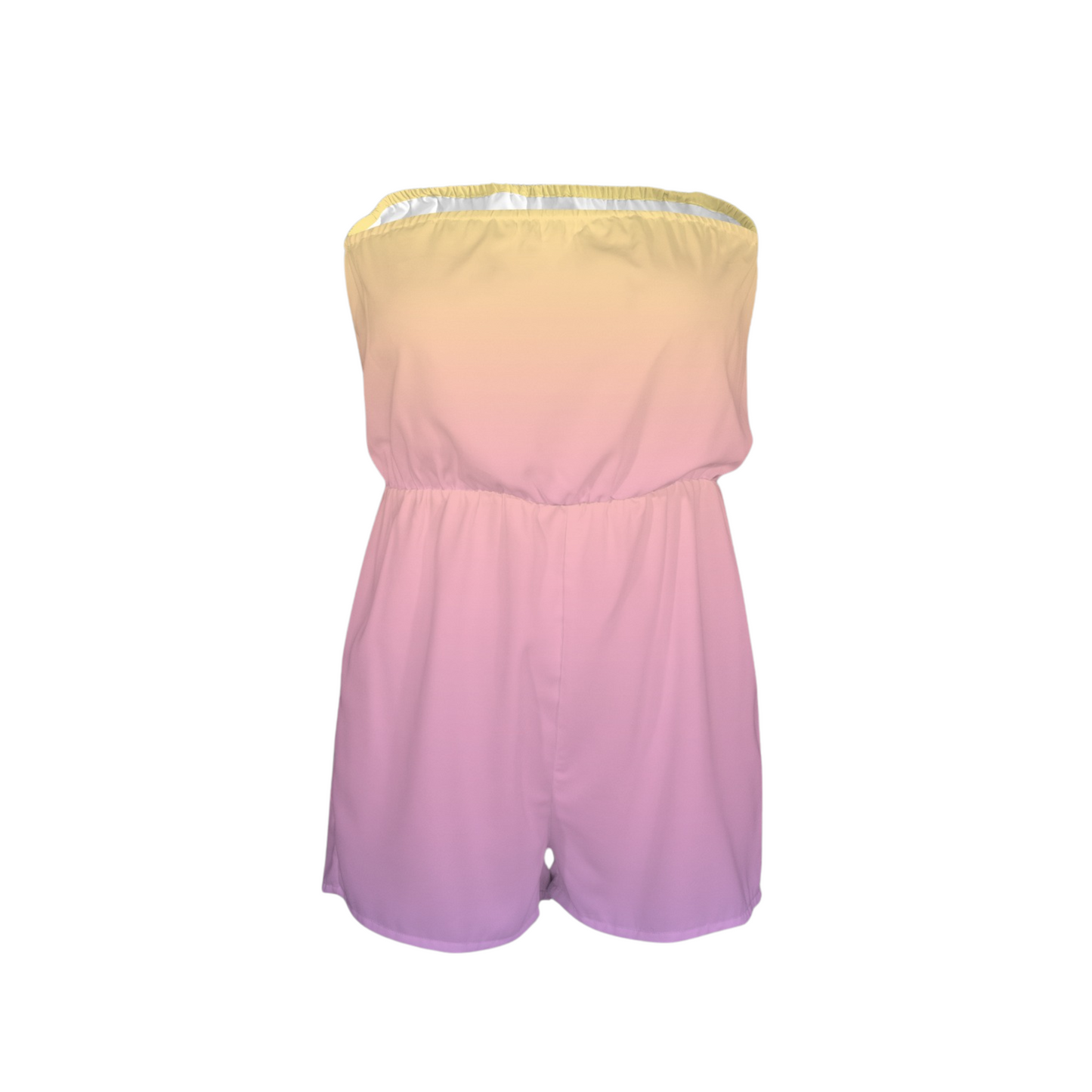 Queen A Ombre Strapless Romper