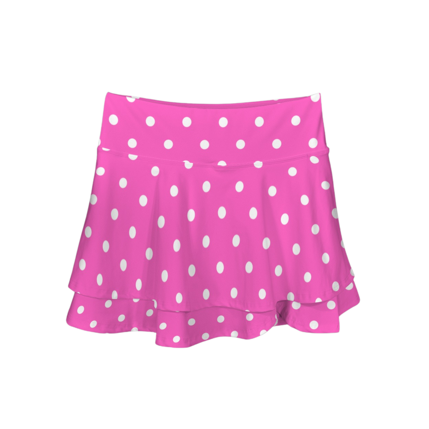 Minnie Dots Ruffle Active Skort
