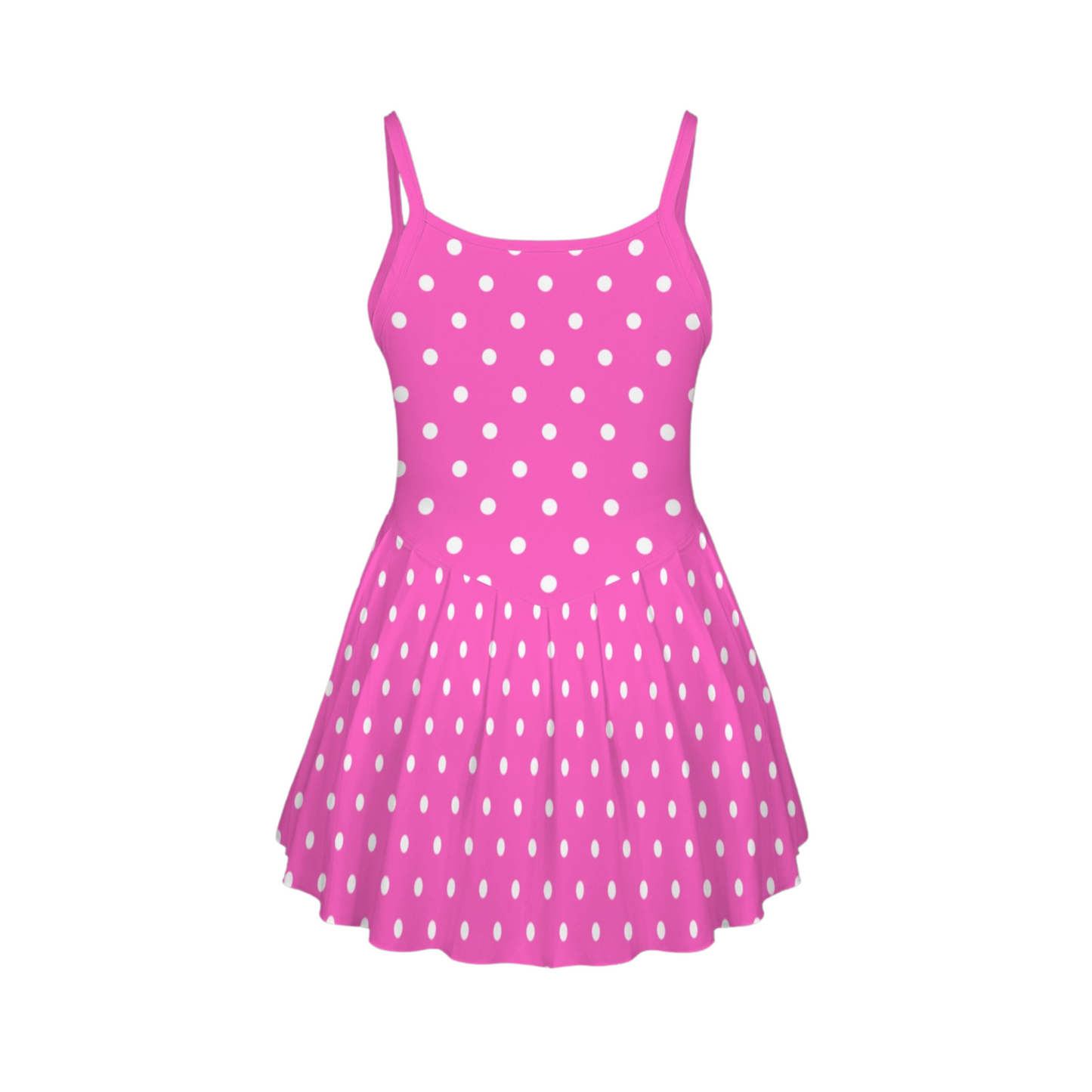 Miss Mouse Polka Dots Pleat Skirt Active Dress
