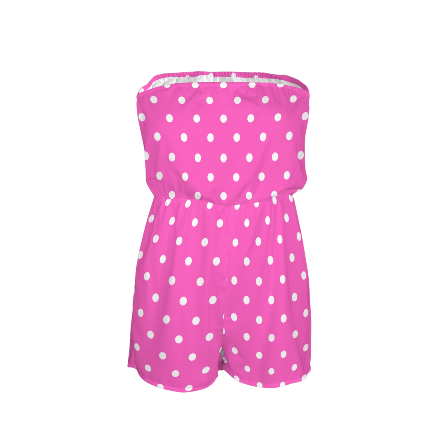 Minnie Dots Strapless Romper