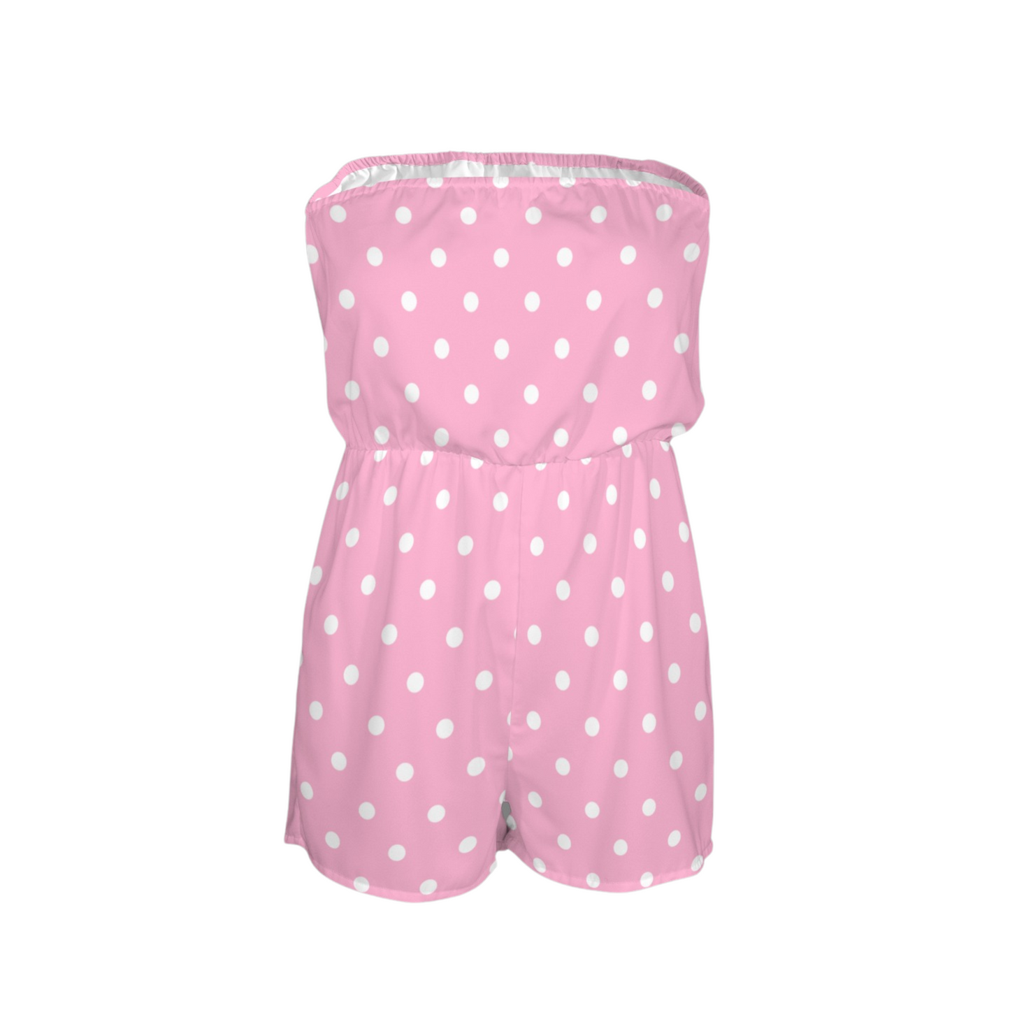 Minnie Dots Strapless Romper