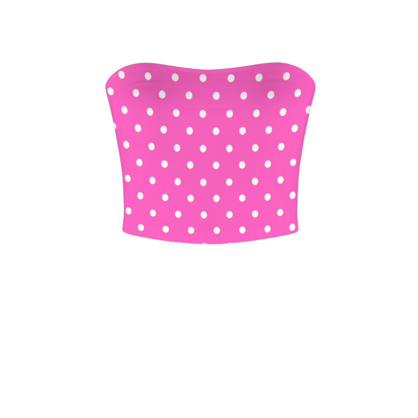 Minnie Dots Crop Tube Top