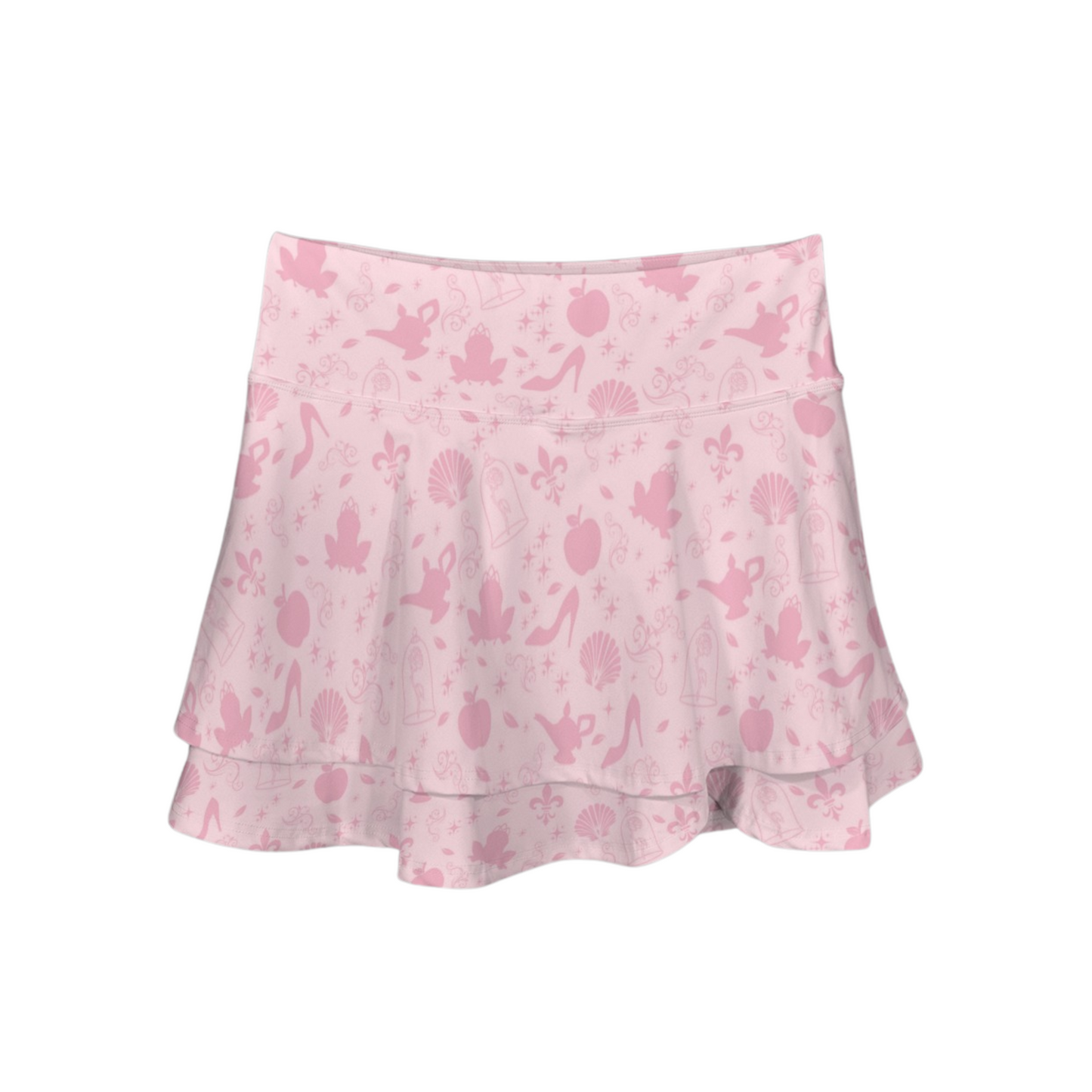 Princess Icons Ruffle Active Skort