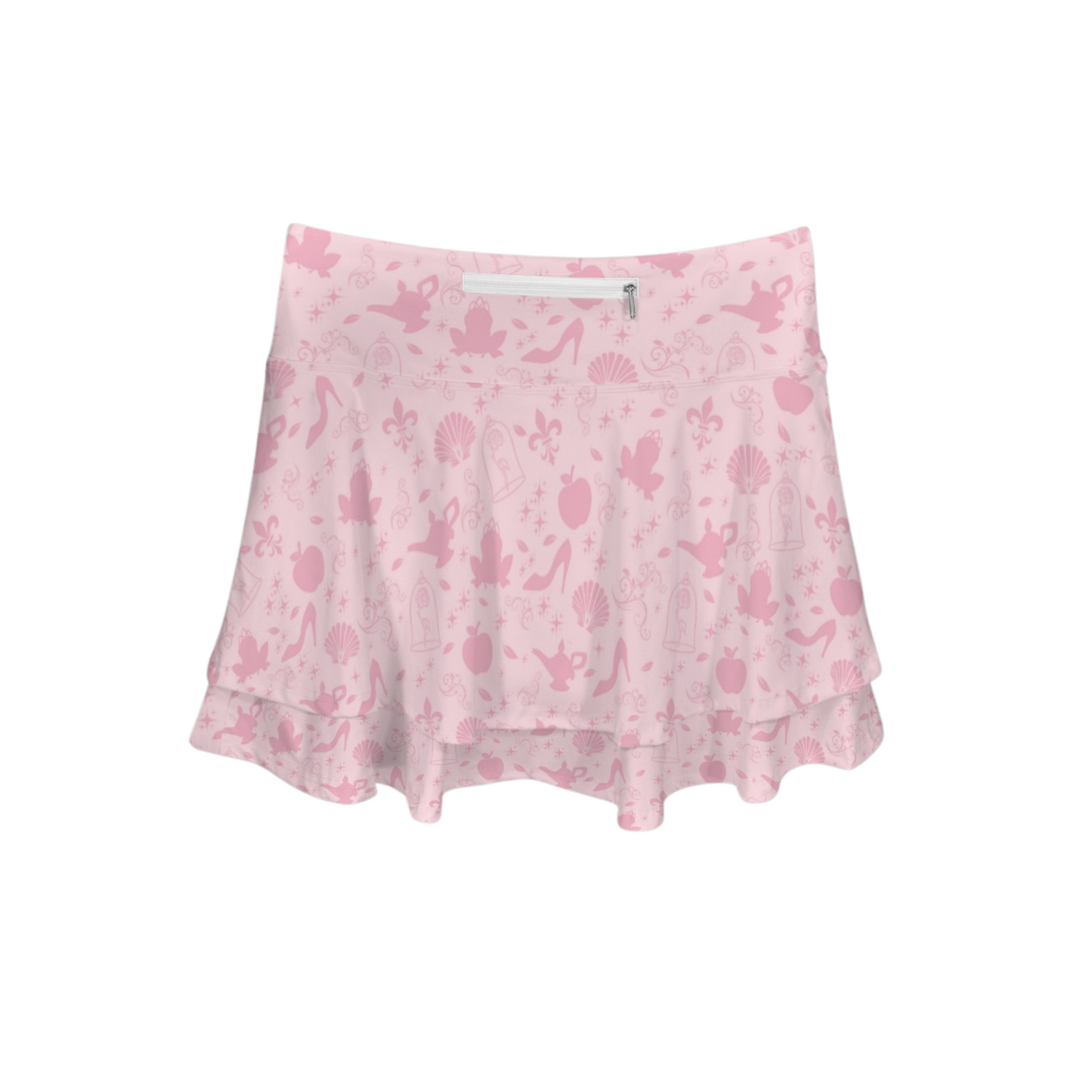 Princess Icons Ruffle Active Skort