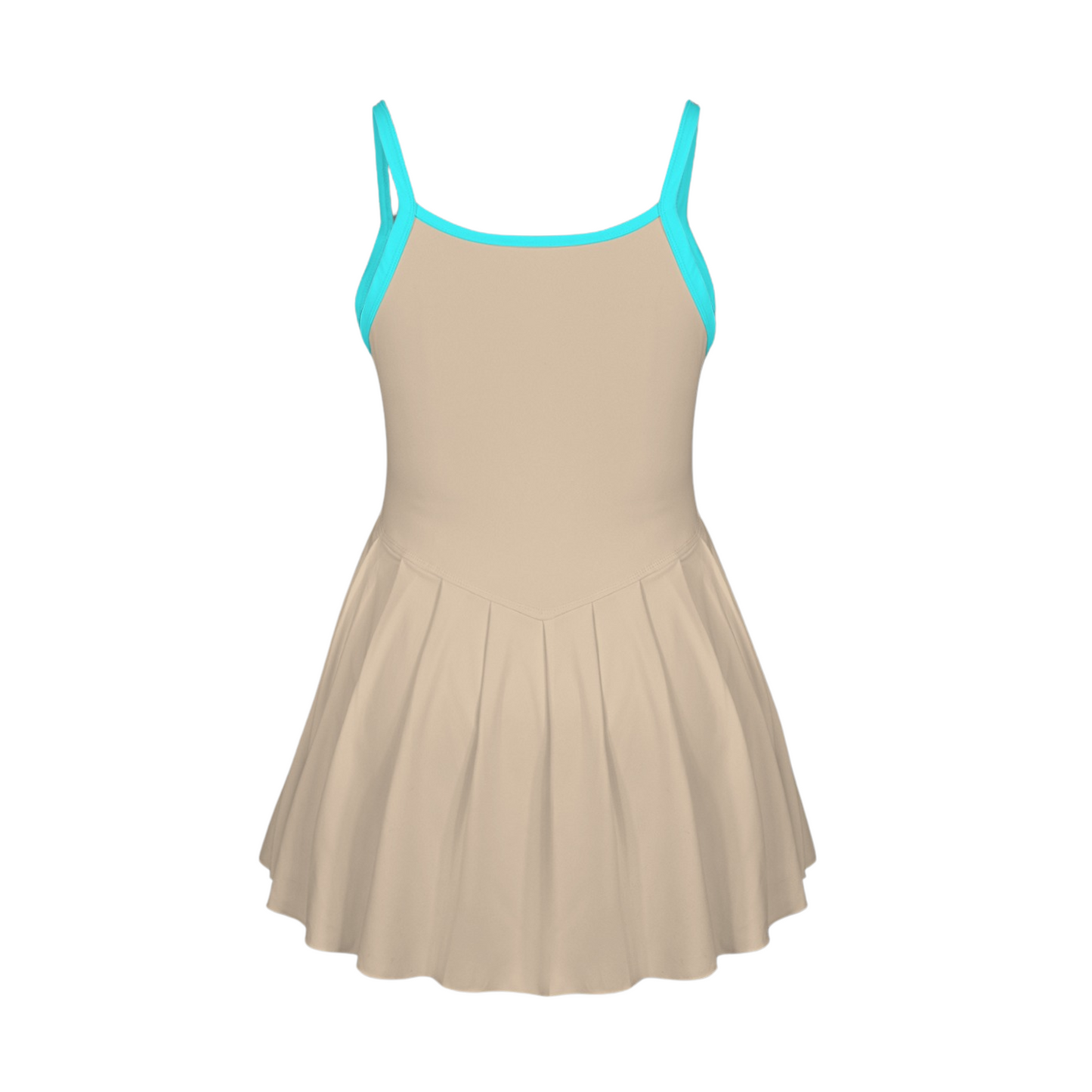 Pocahontas Colorblock Pleat Skirt Active Dress