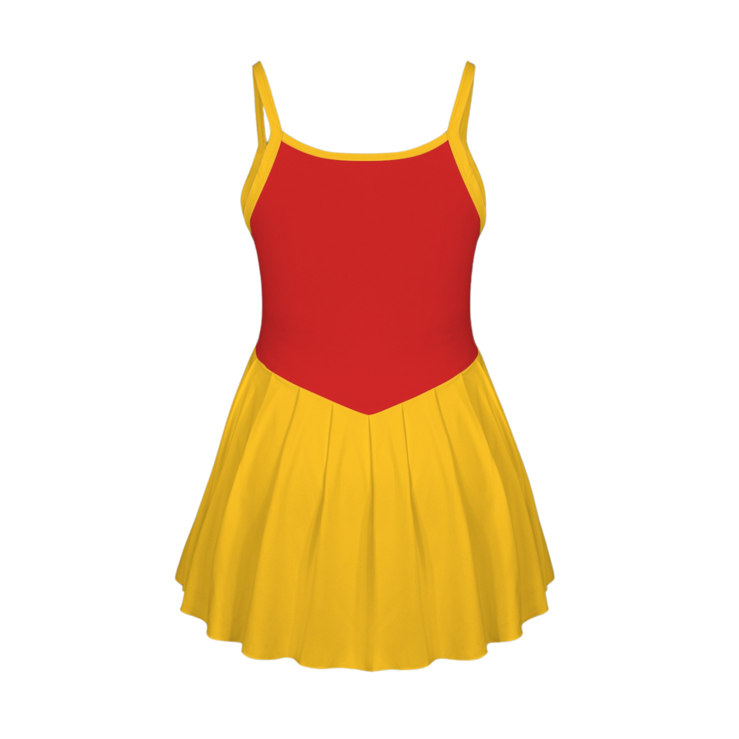 Pooh Colorblock Pleat Skirt Active Dress