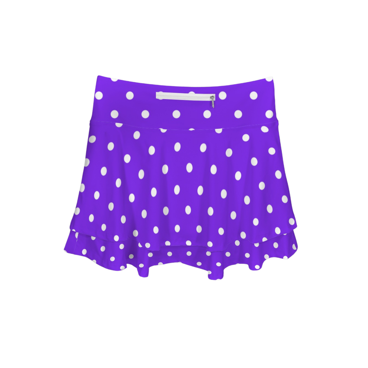 Minnie Dots Ruffle Active Skort