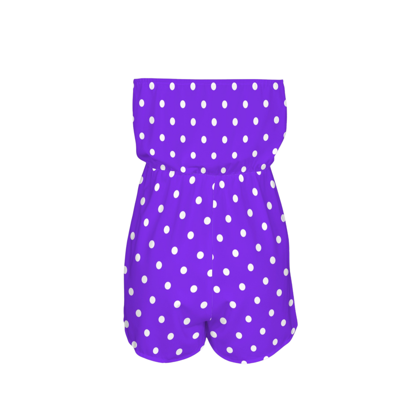 Minnie Dots Strapless Romper