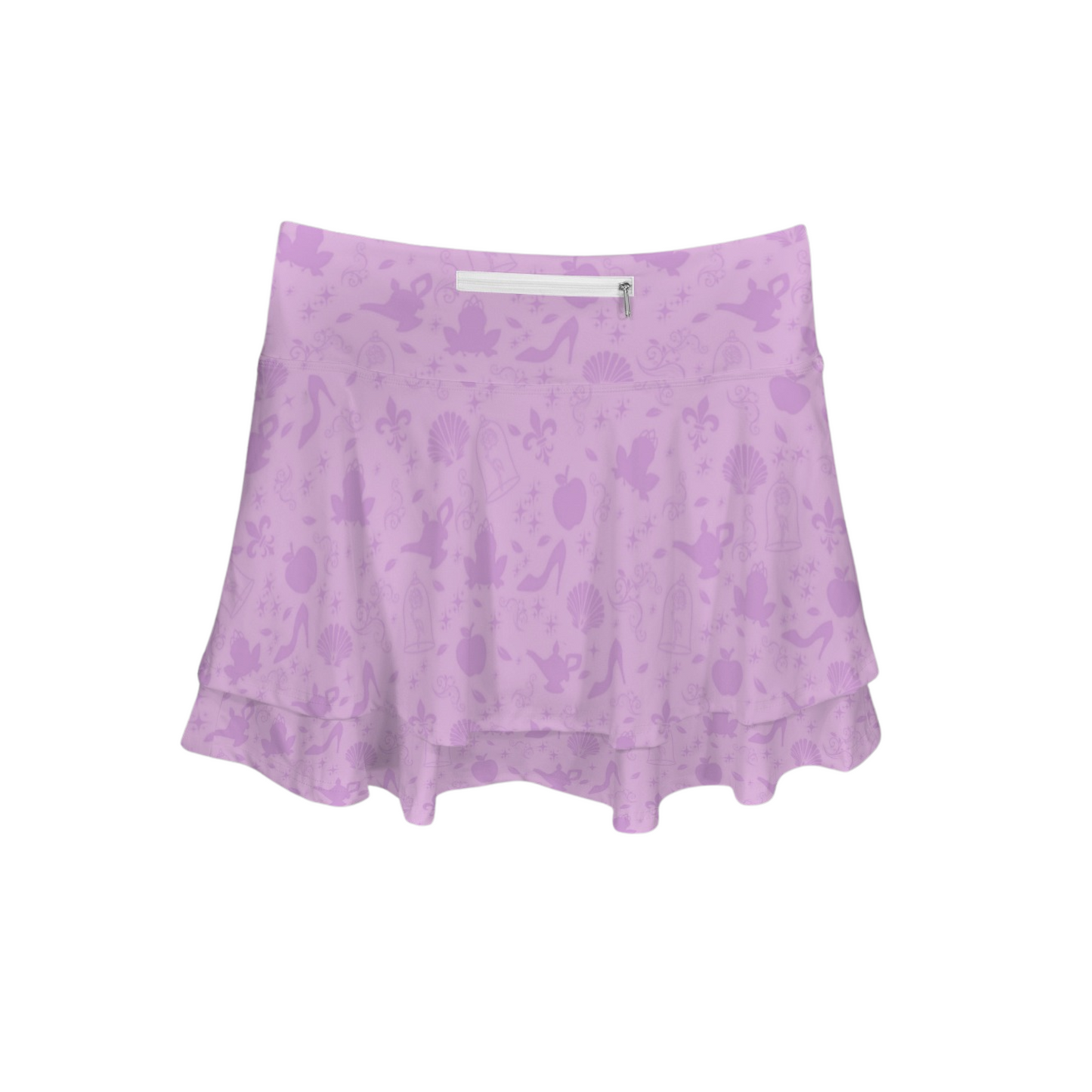 Princess Icons Ruffle Active Skort