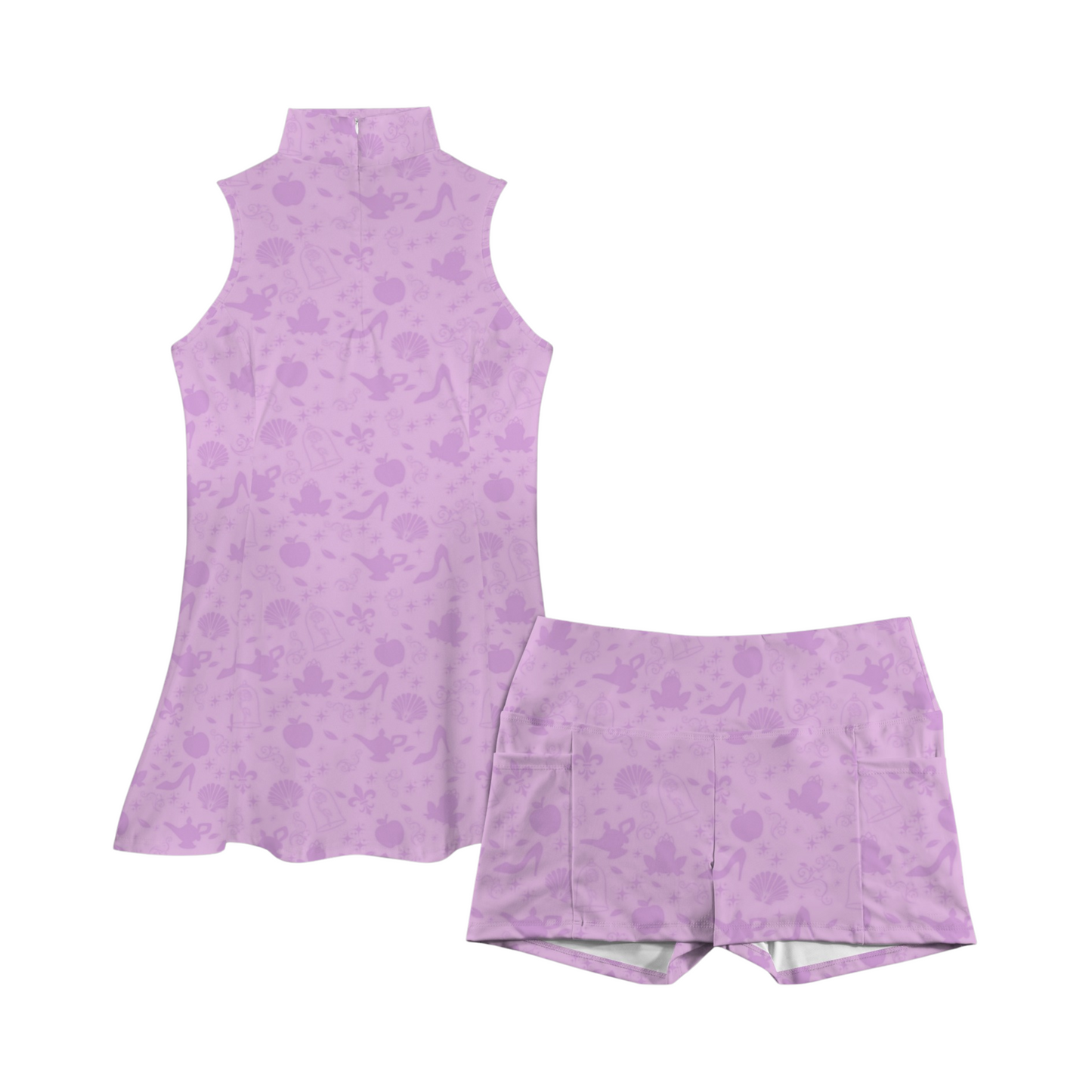 Princess Icons Collared Active Dress