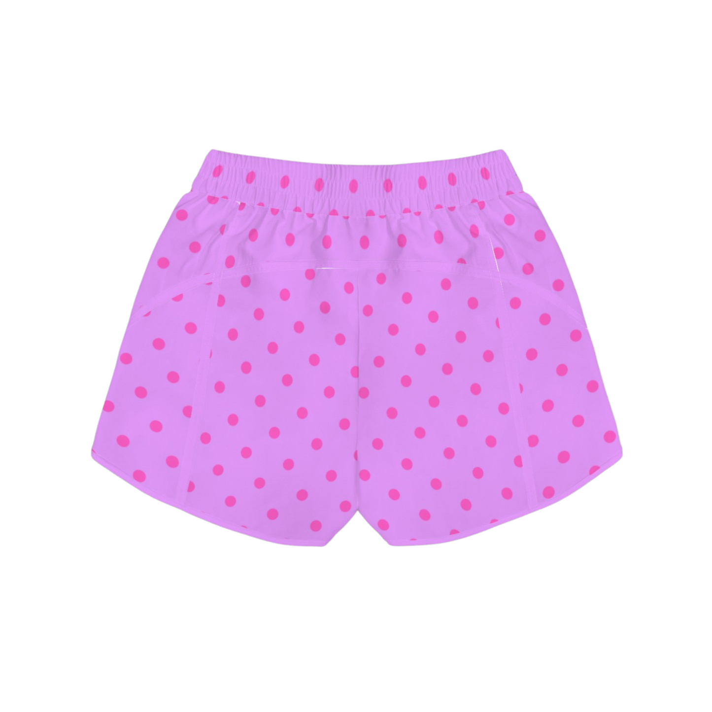 Minnie Purple & Pink Dots Running Shorts