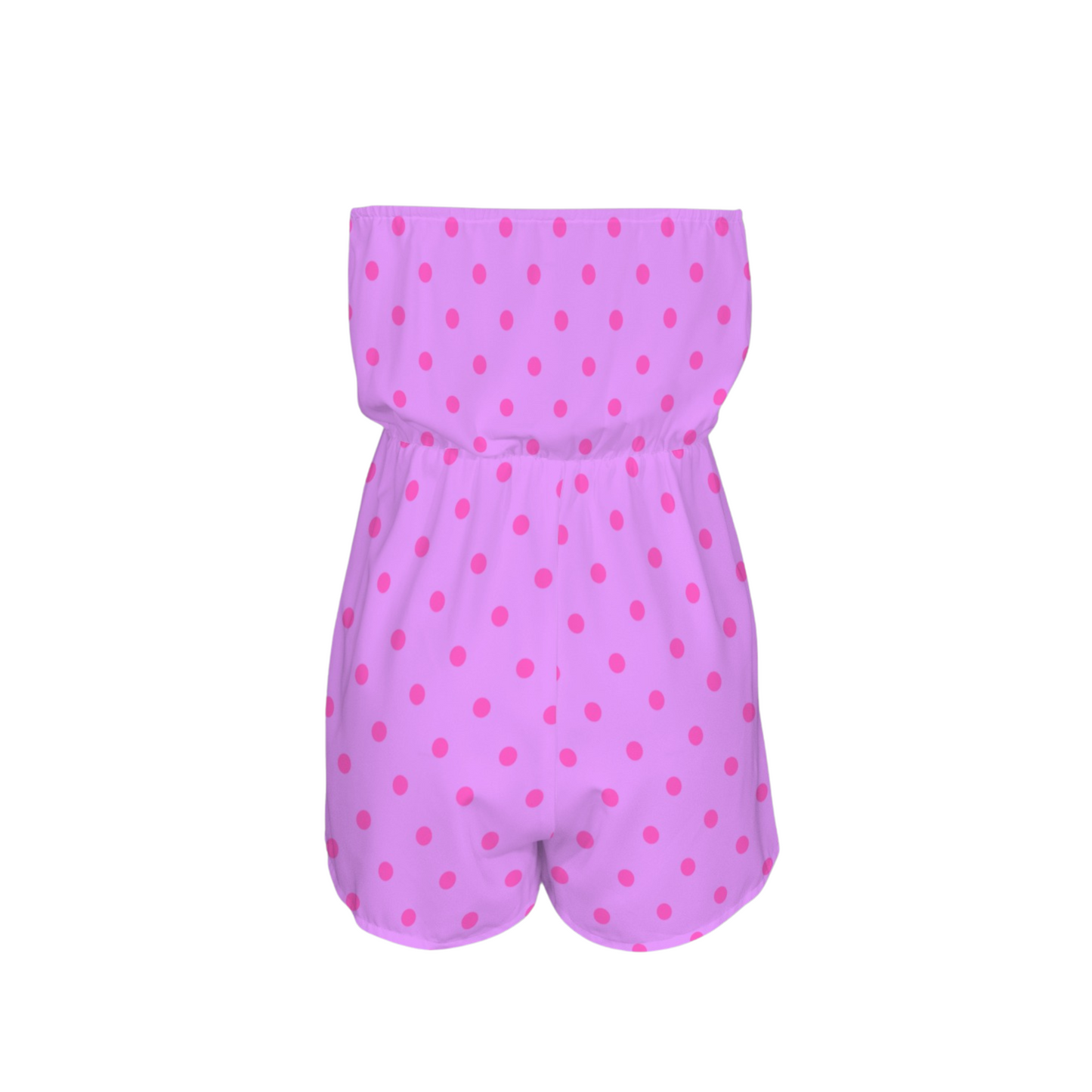 Minnie Dots Strapless Romper