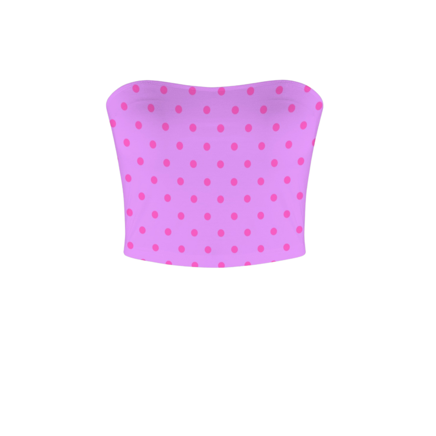 Minnie Dots Crop Tube Top