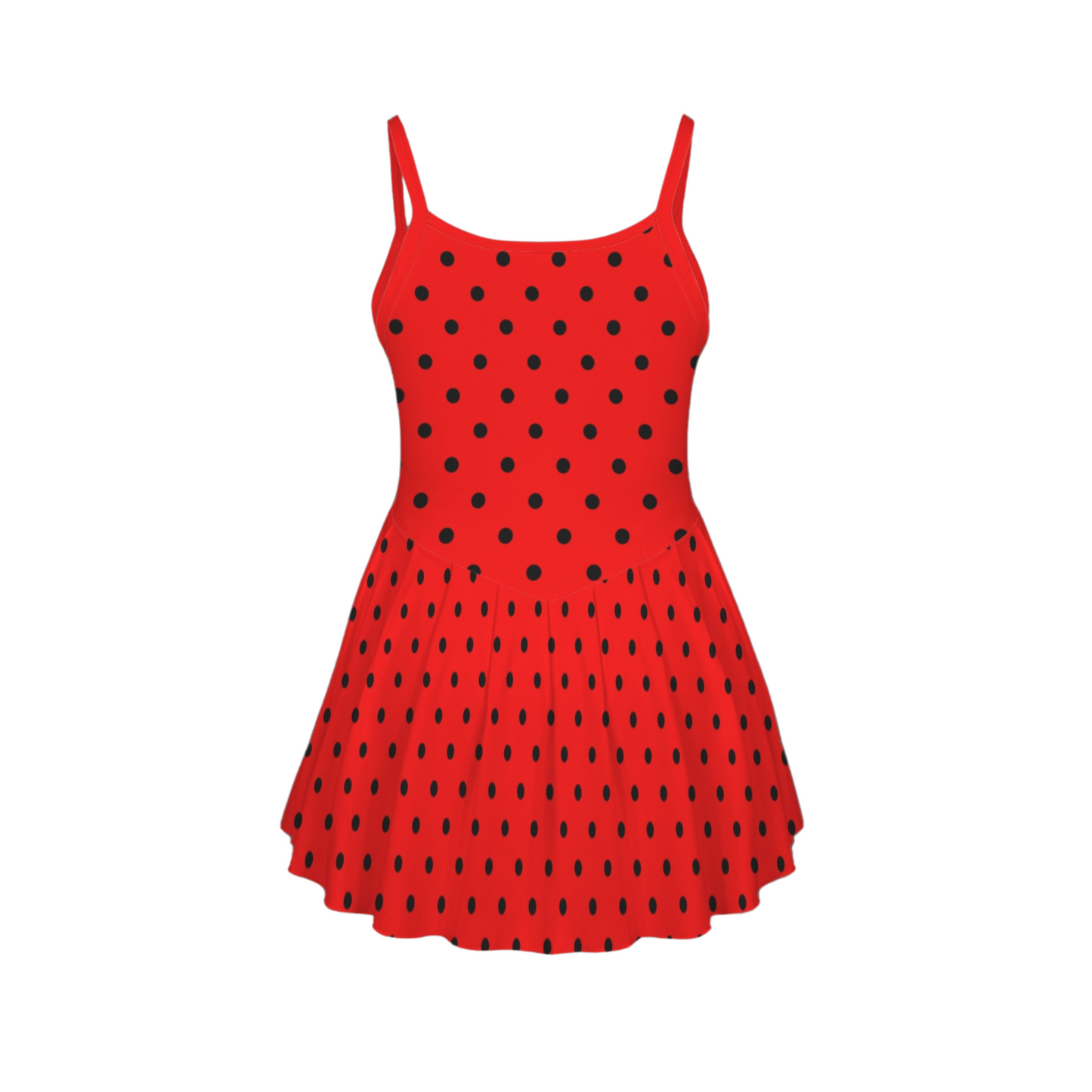 Miss Mouse Polka Dots Pleat Skirt Active Dress