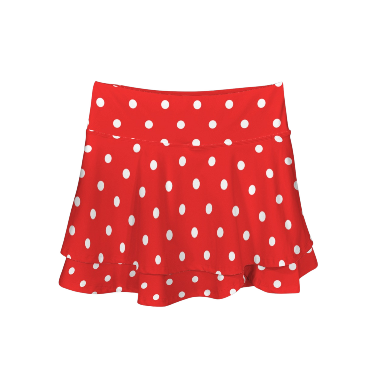 Minnie Dots Ruffle Active Skort