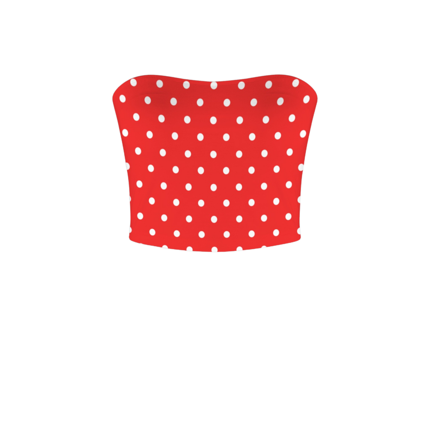 Minnie Dots Crop Tube Top