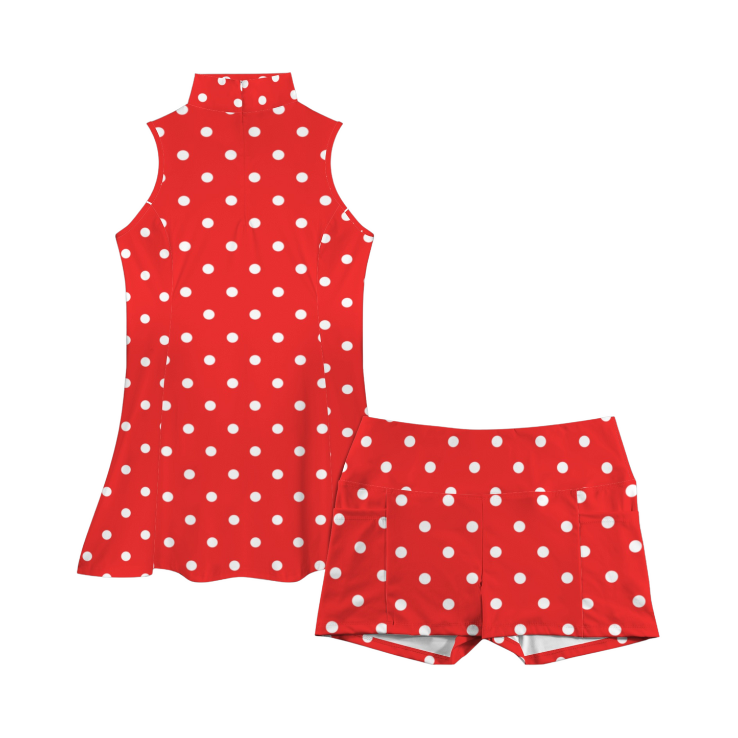 Minnie Dots Collared Active Dress
