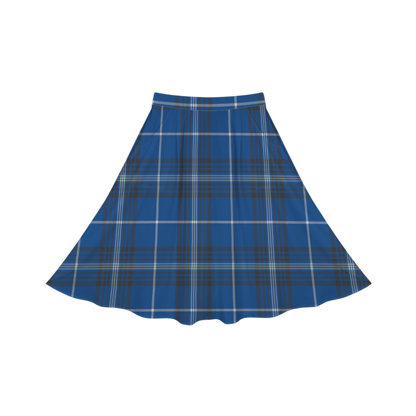 Houses Plaid Midi Skirt