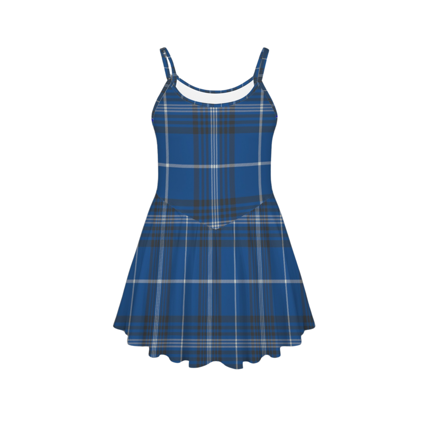 Eagle House Plaid Pleat Skirt Active Dress
