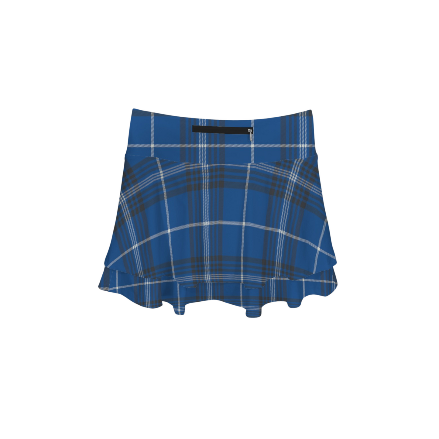 Houses Plaid Ruffle Active Skort