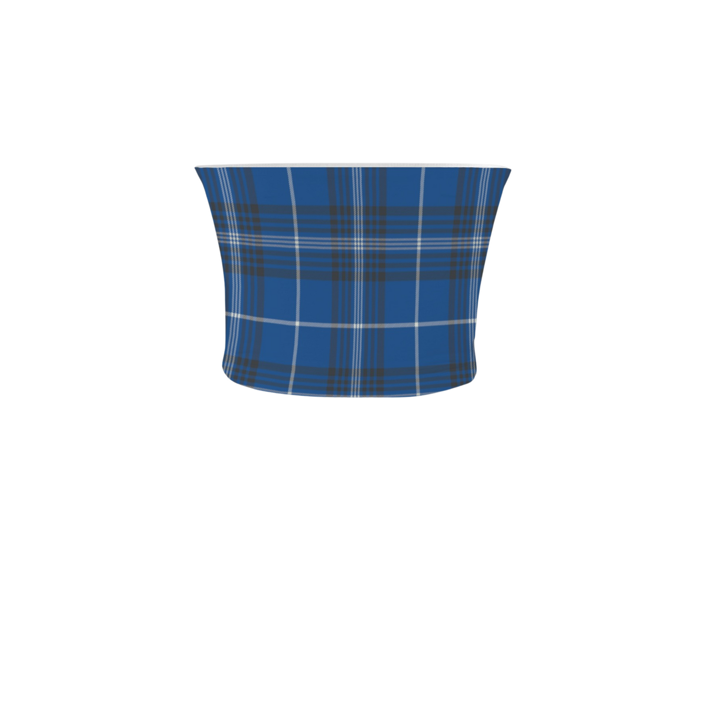 Houses Plaid Crop Tube Top