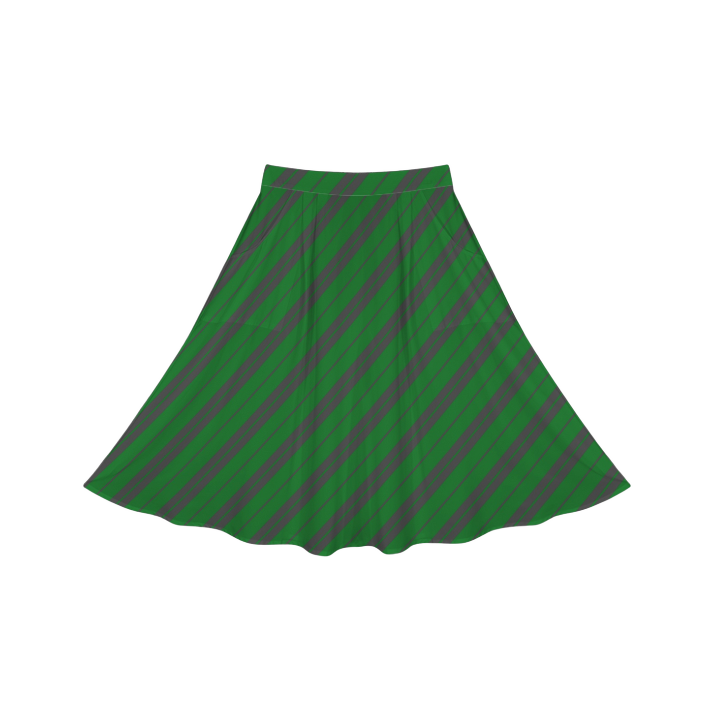 Houses Stripes Midi Skirt
