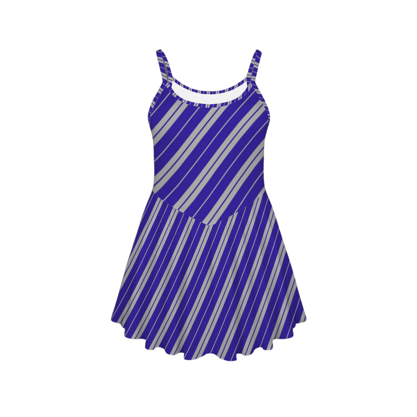 Eagle House Stripes Pleat Skirt Active Dress