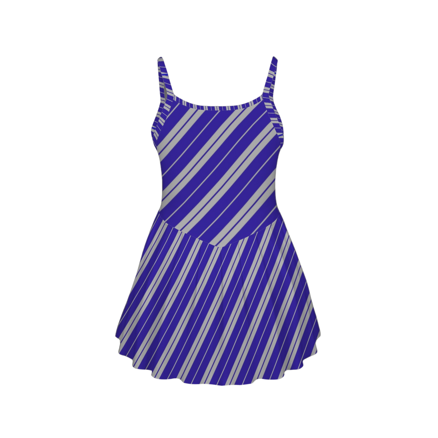 Eagle House Stripes Pleat Skirt Active Dress
