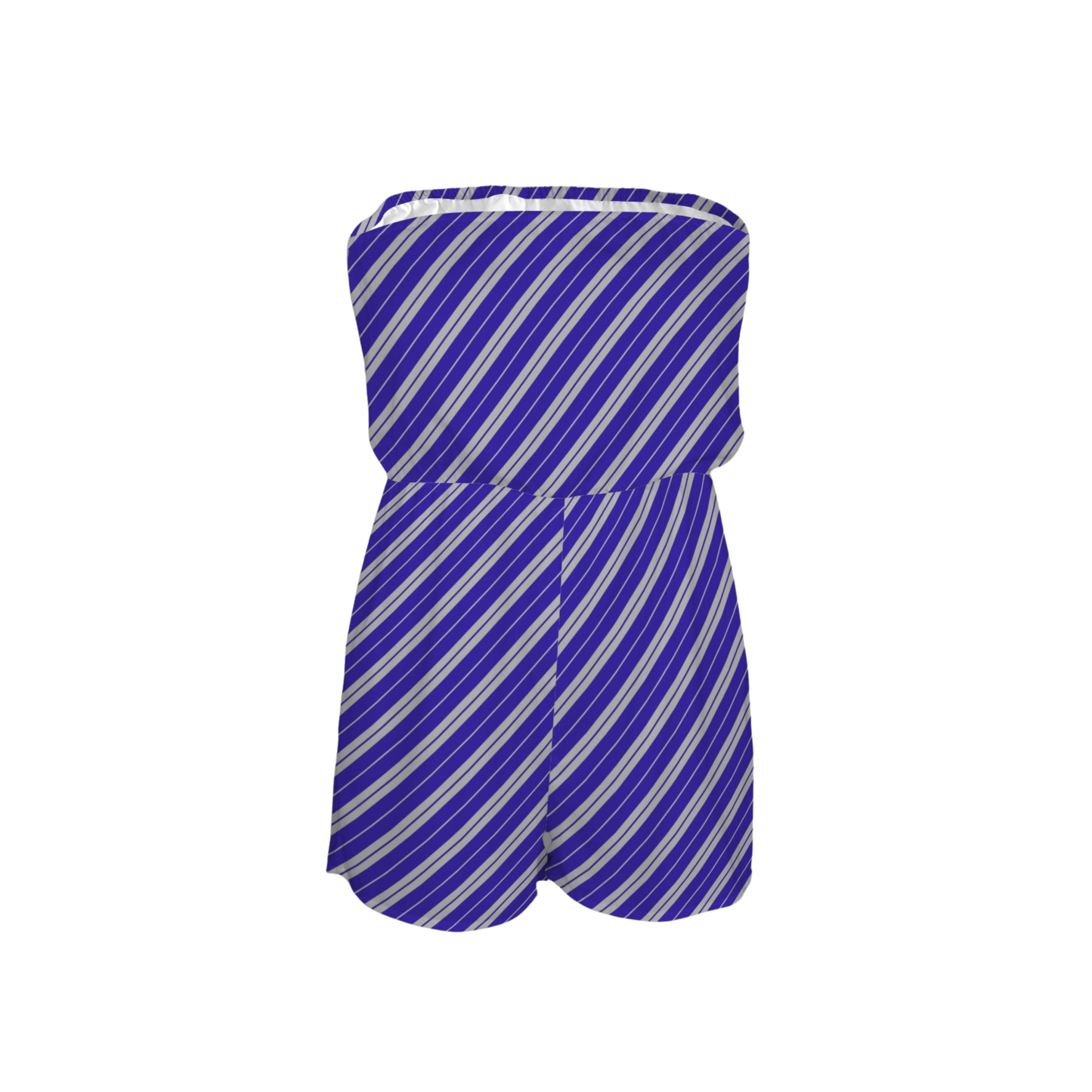 Houses Stripes Strapless Romper