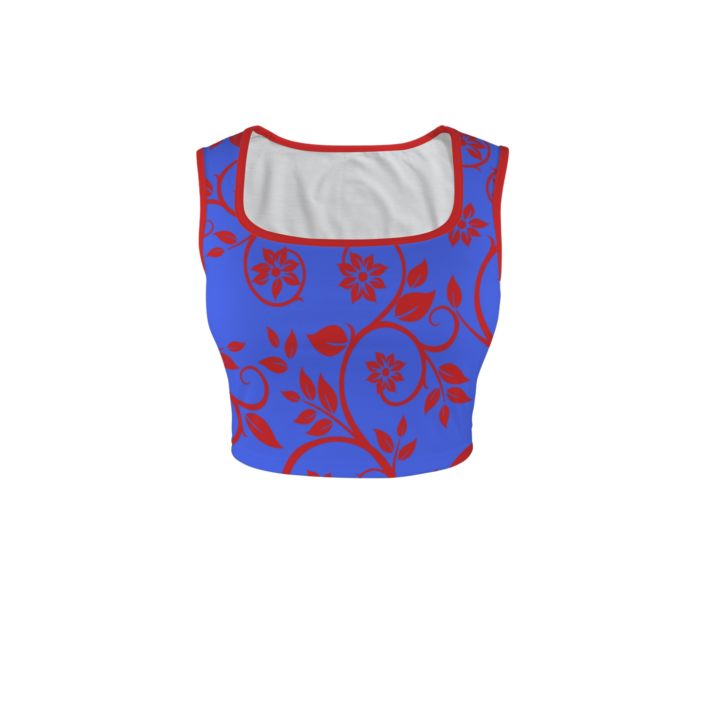Snow Square Neck Crop Top