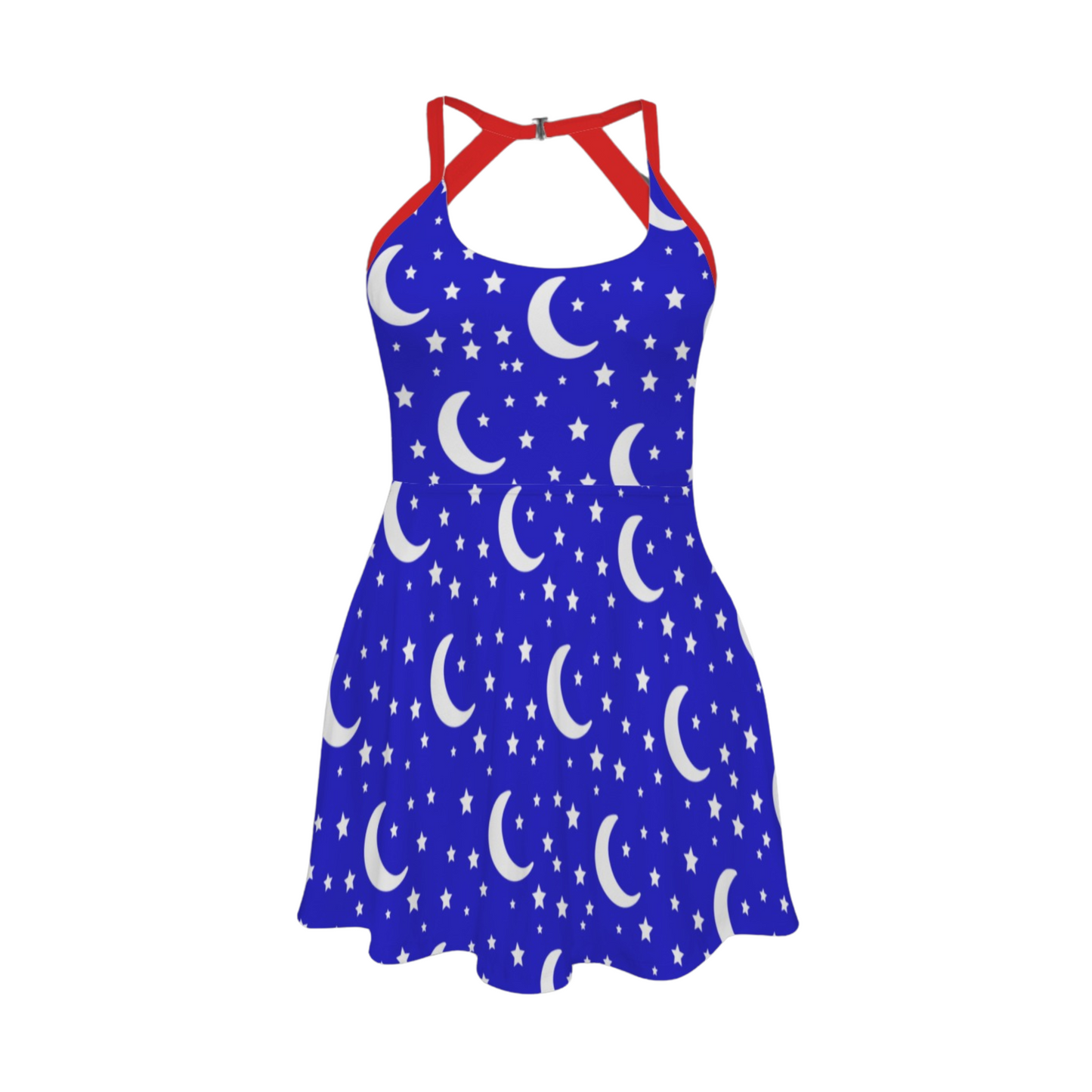 Sorcerer Mouse Open Back Flare Skirt Active Dress