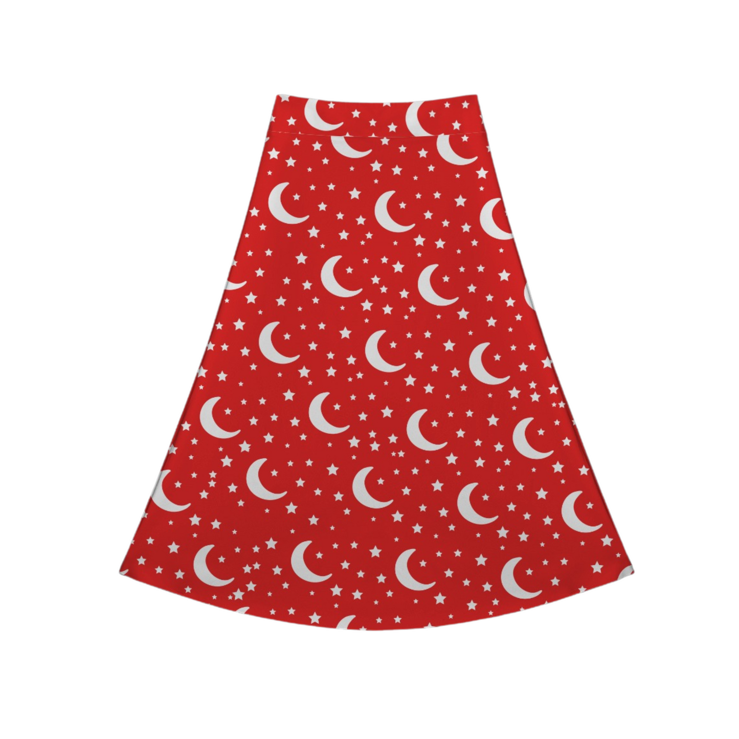 Sorcerer Red Crossover Midi Skort