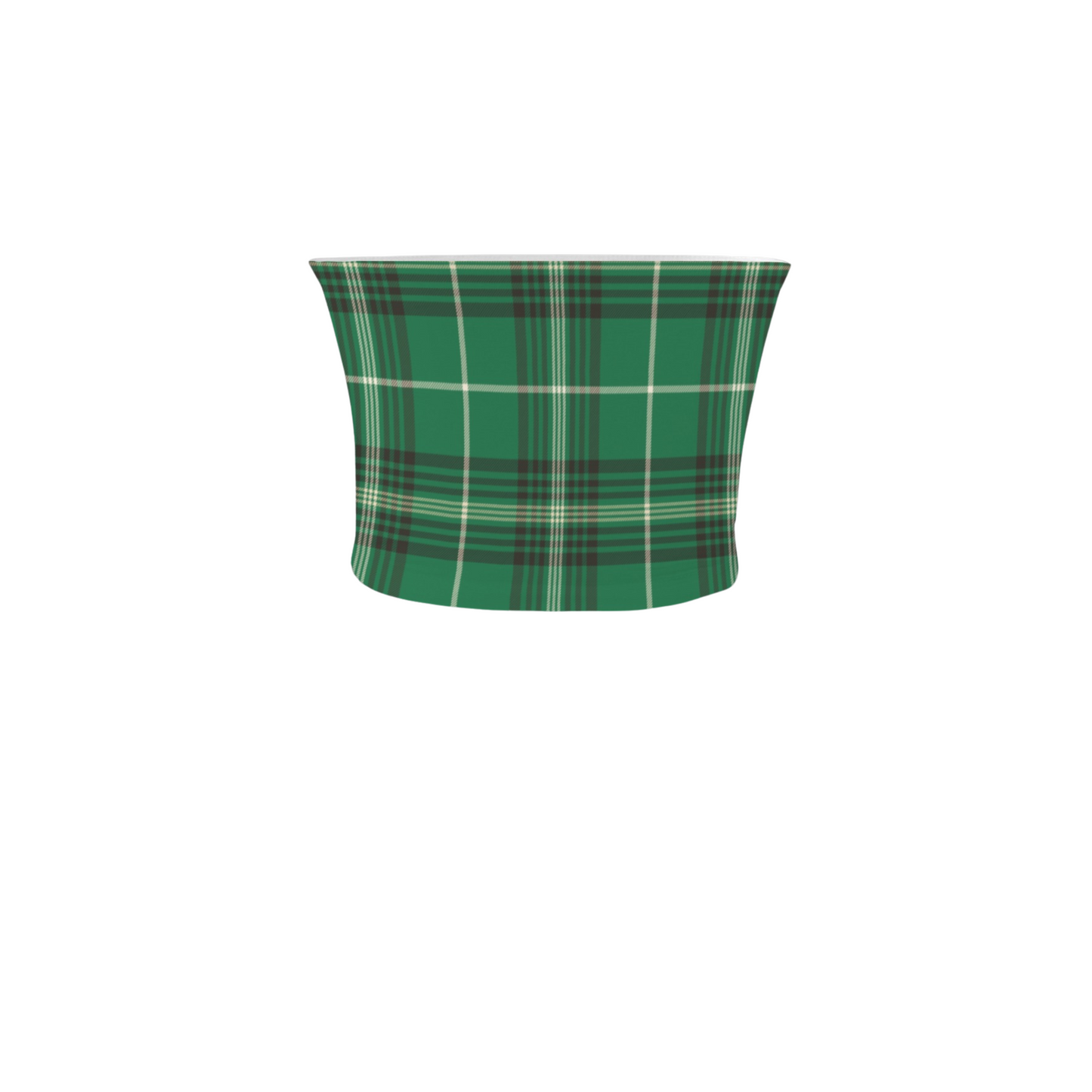 Houses Plaid Crop Tube Top