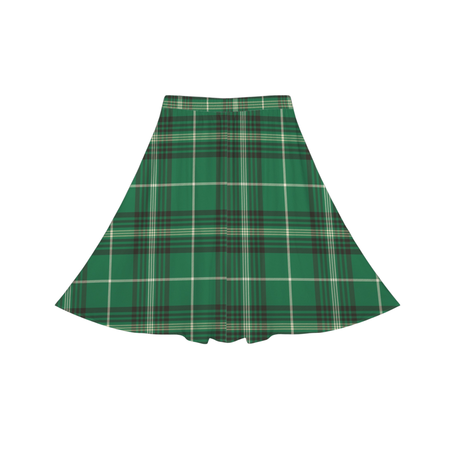 Houses Plaid Midi Skirt