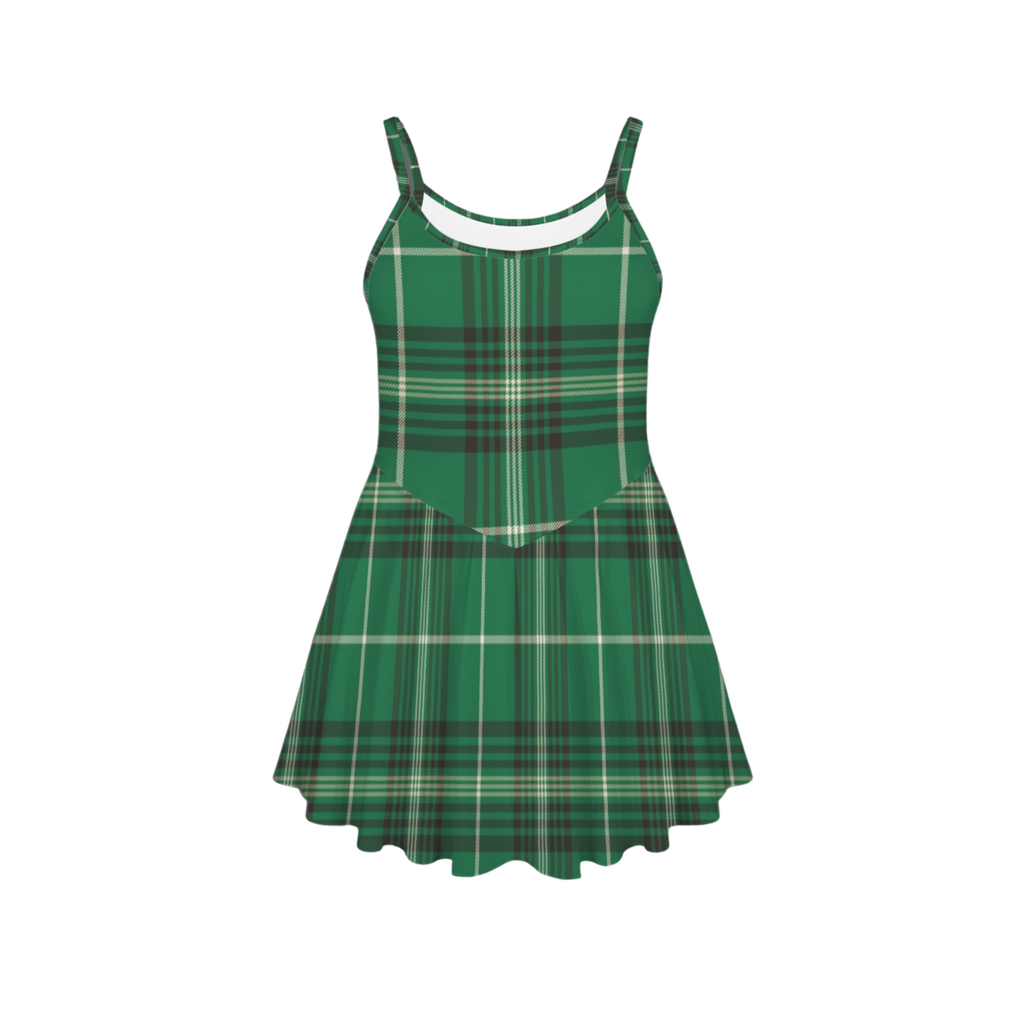 Serpent House Plaid Pleat Skirt Active Dress