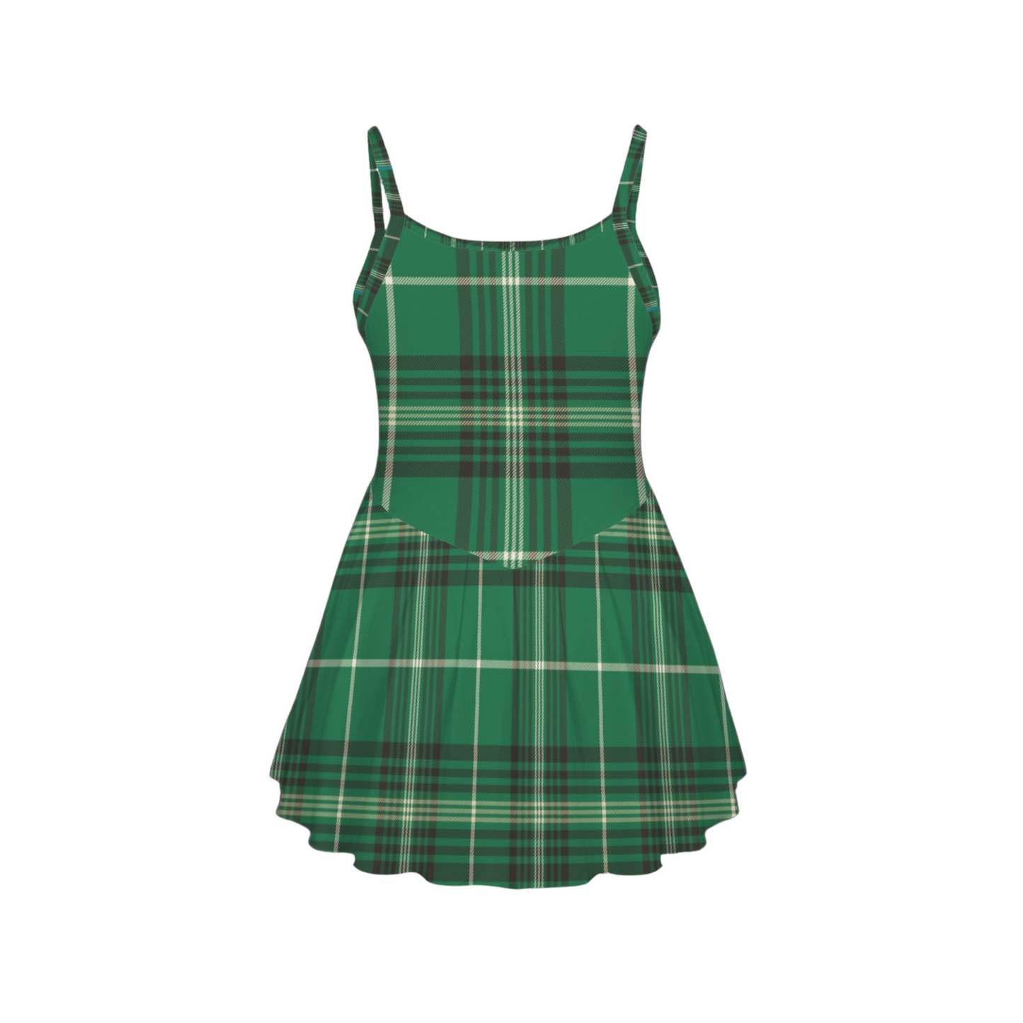 Serpent House Plaid Pleat Skirt Active Dress