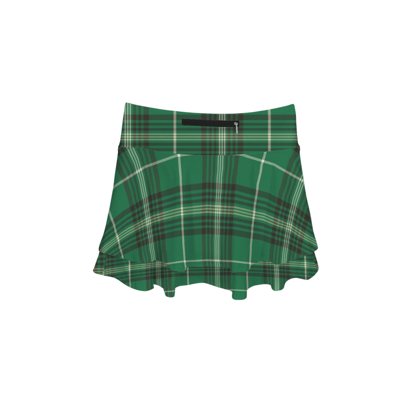 Houses Plaid Ruffle Active Skort