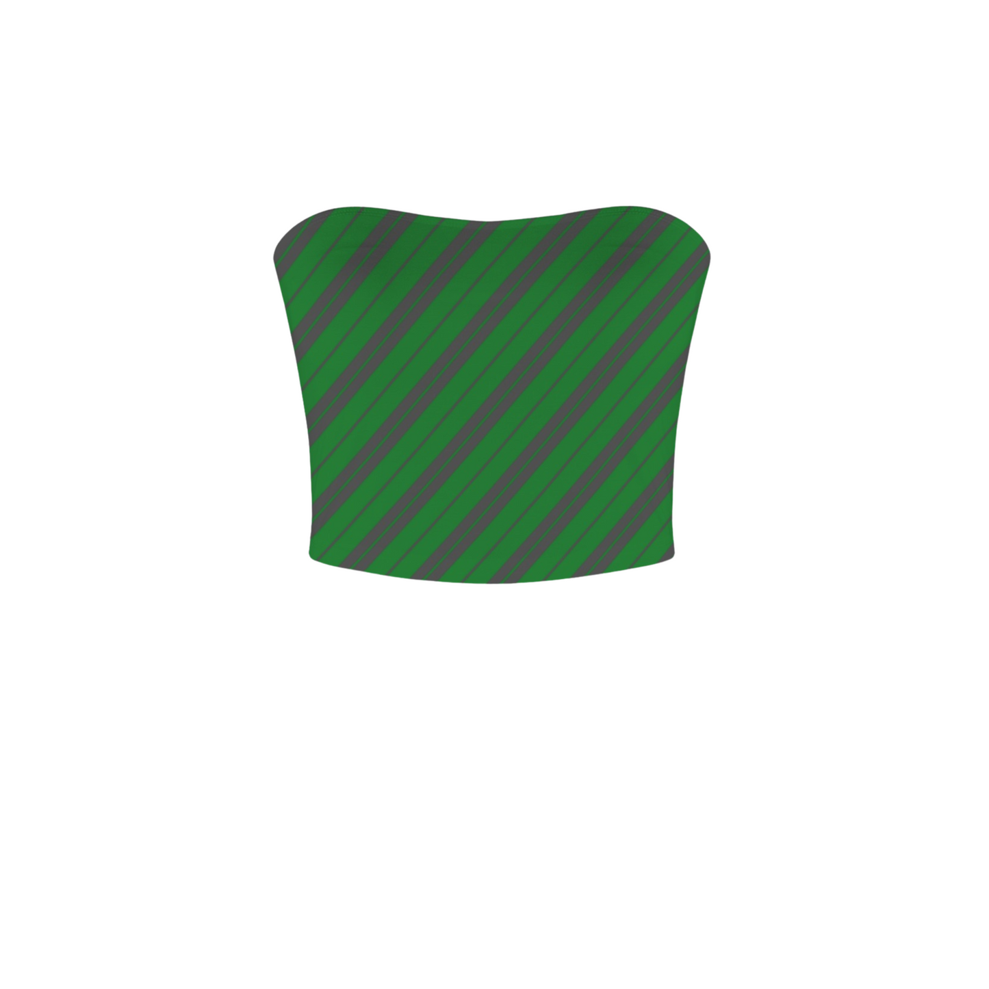Houses Stripes Crop Tube Top